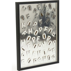 Abstract Framed Alphabet Art
