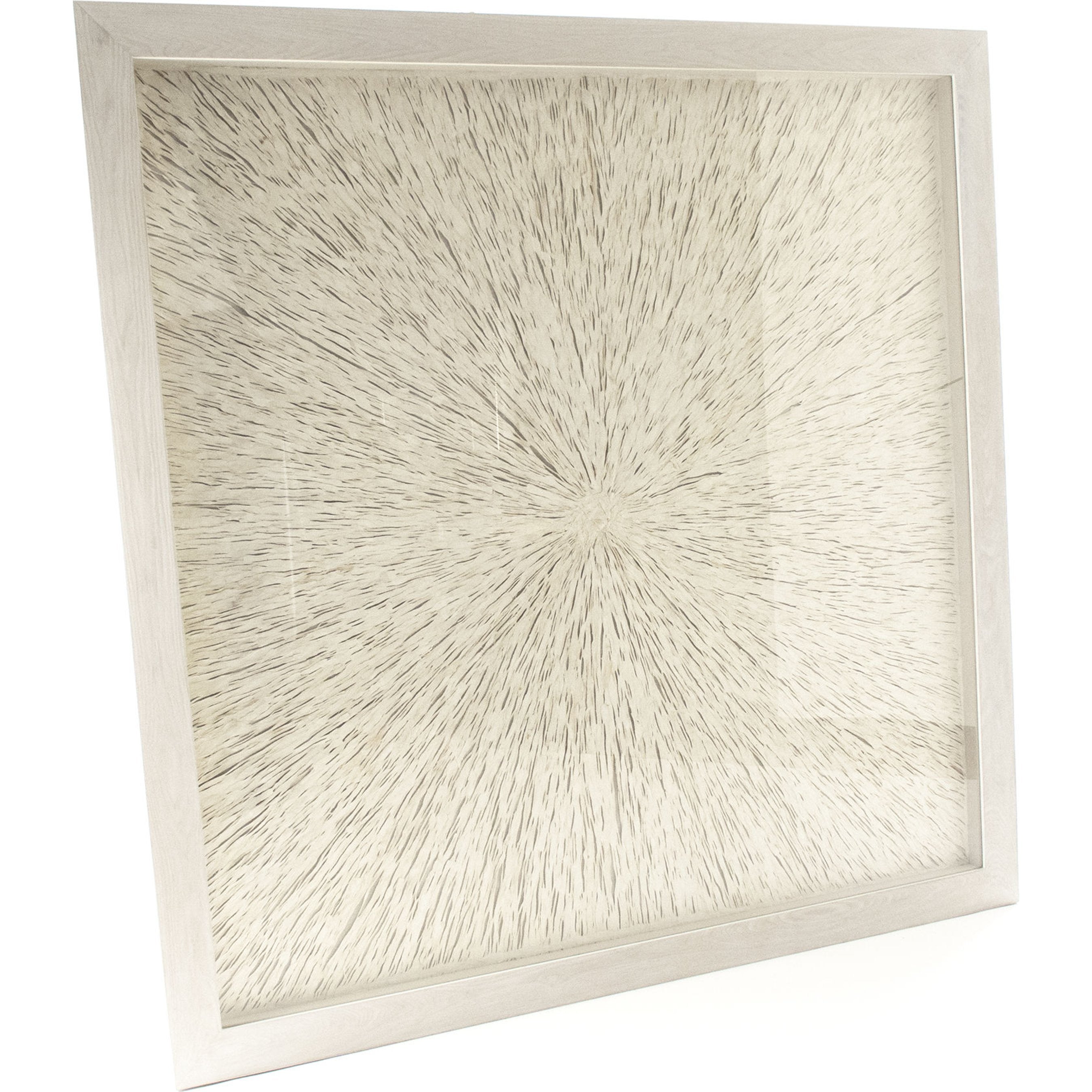 Abstract Burst Paper Framed Art