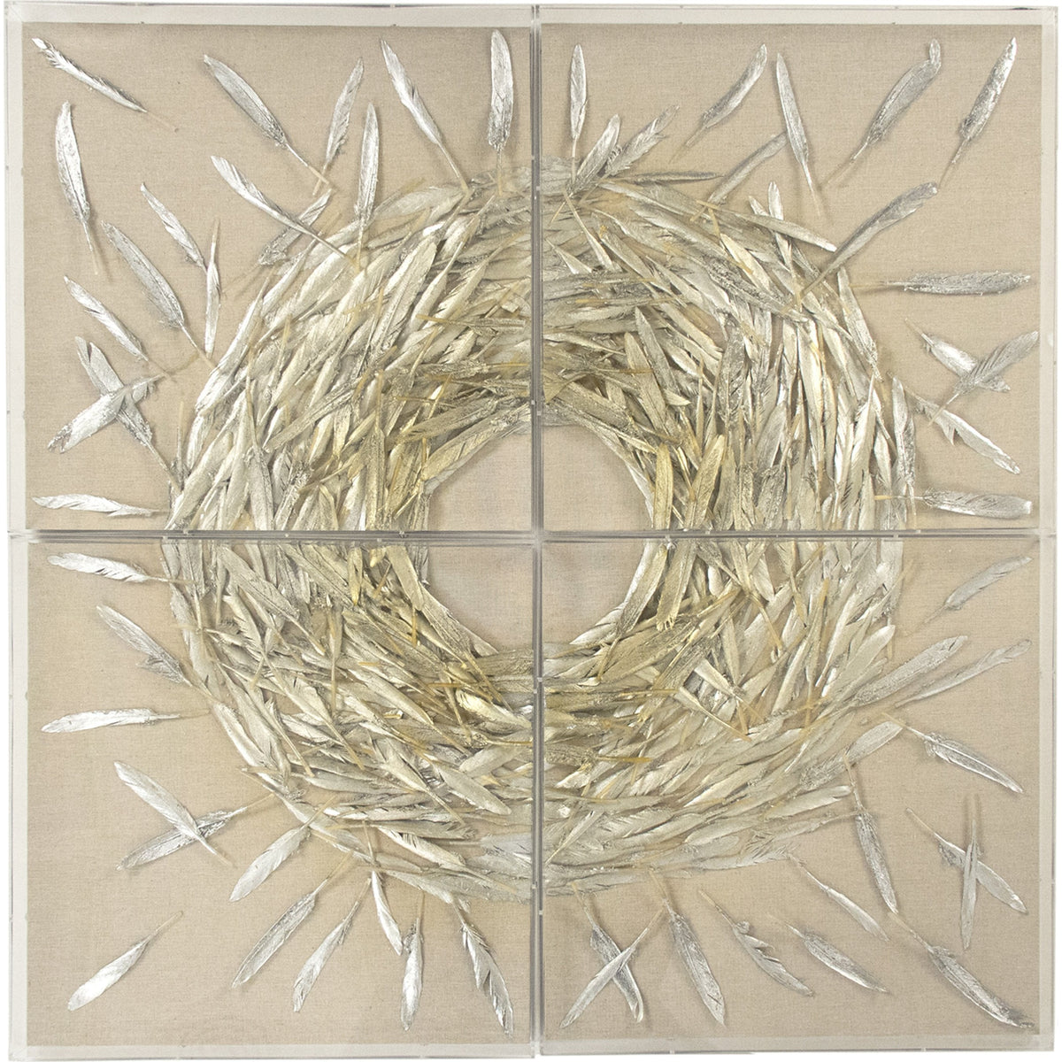Abstract Feather Art