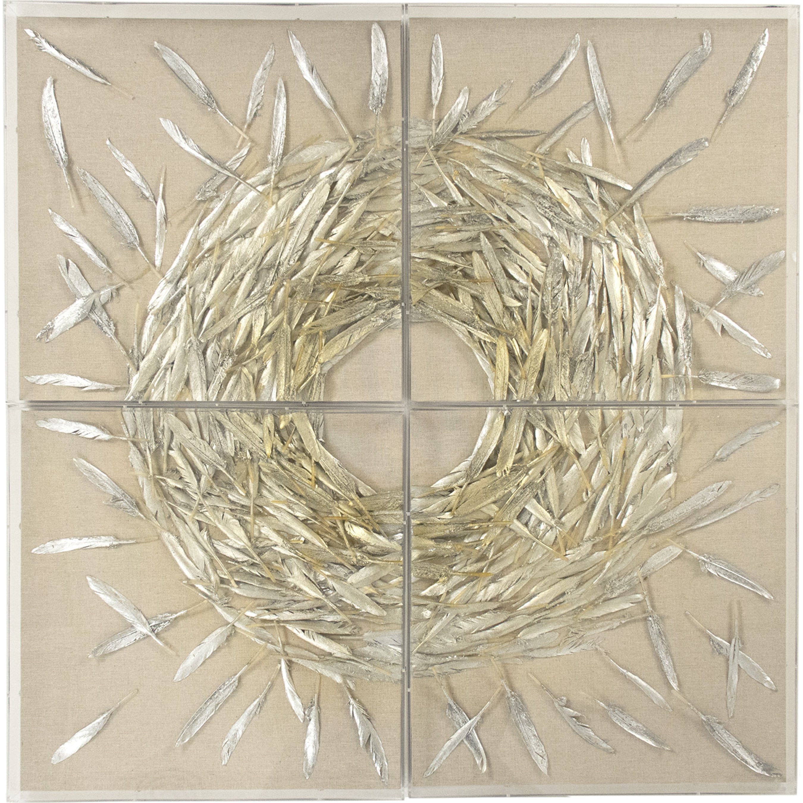Abstract Feather Art