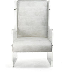 Acrylic Wingback Chair