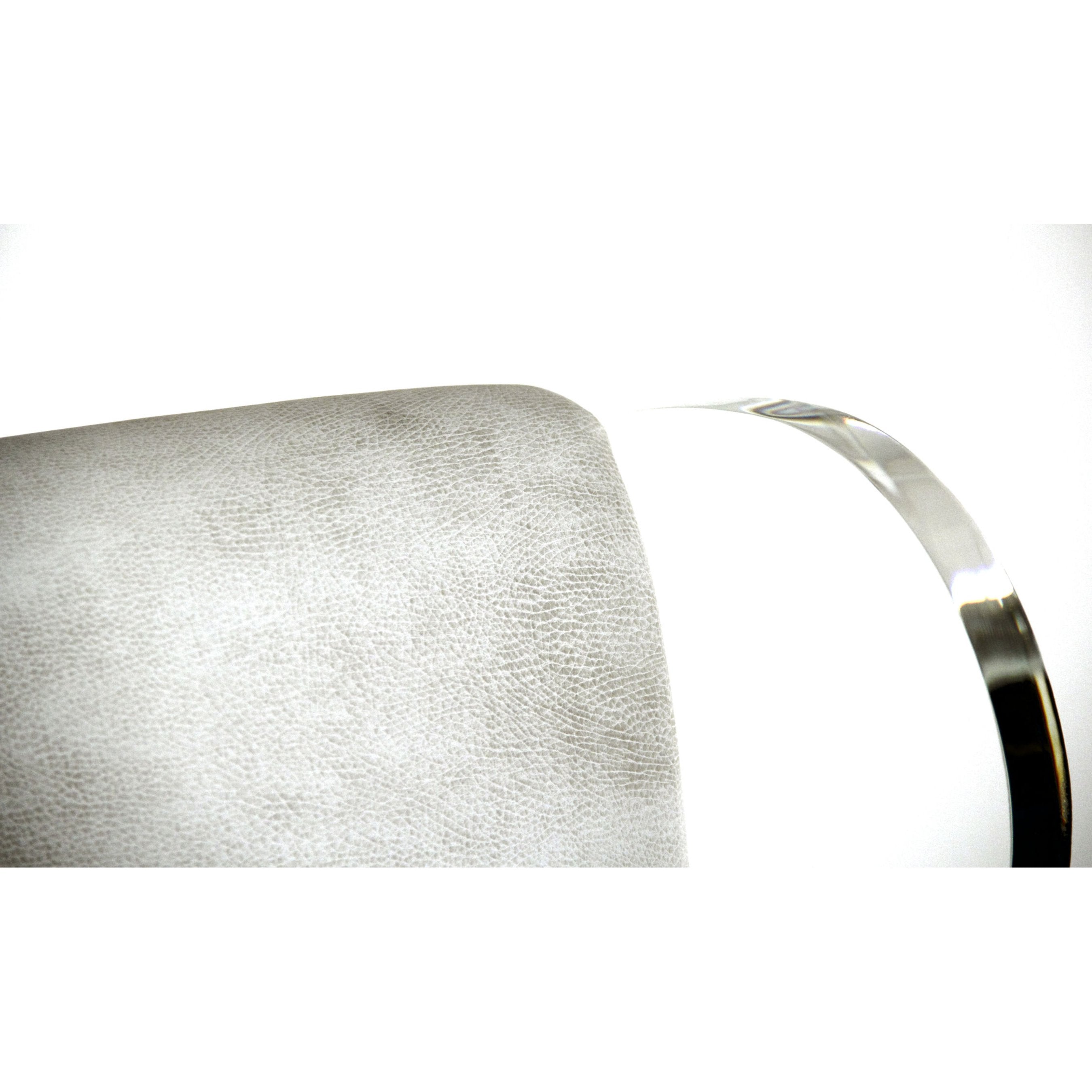 Acrylic Wingback Chair