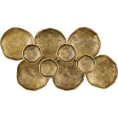 Aaina Gold Wall Sculpture