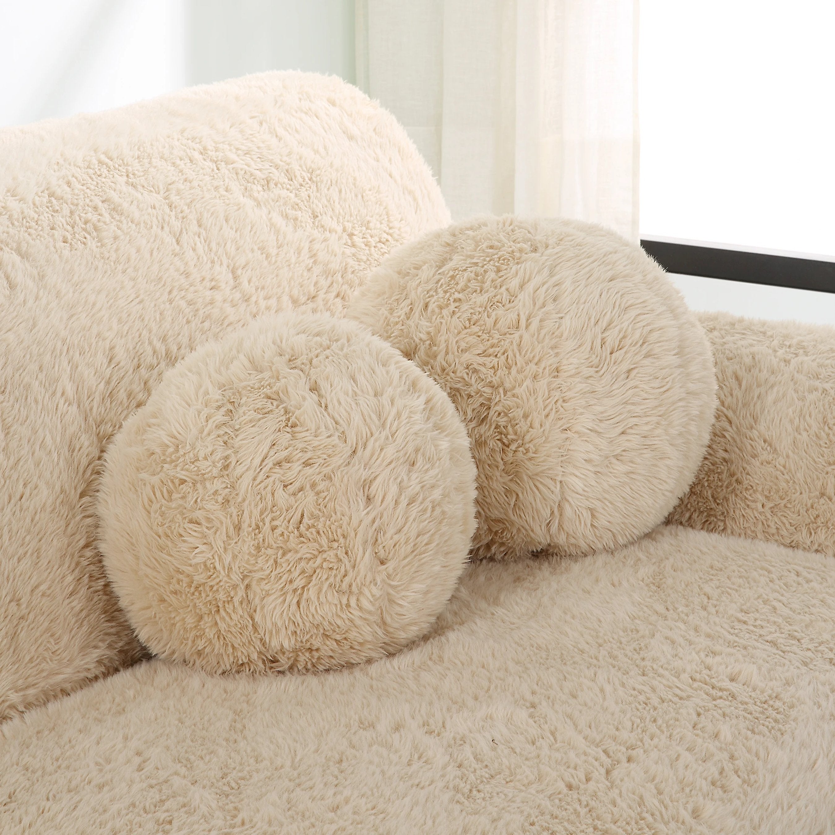 Abide Ball Sheepskin Pillows