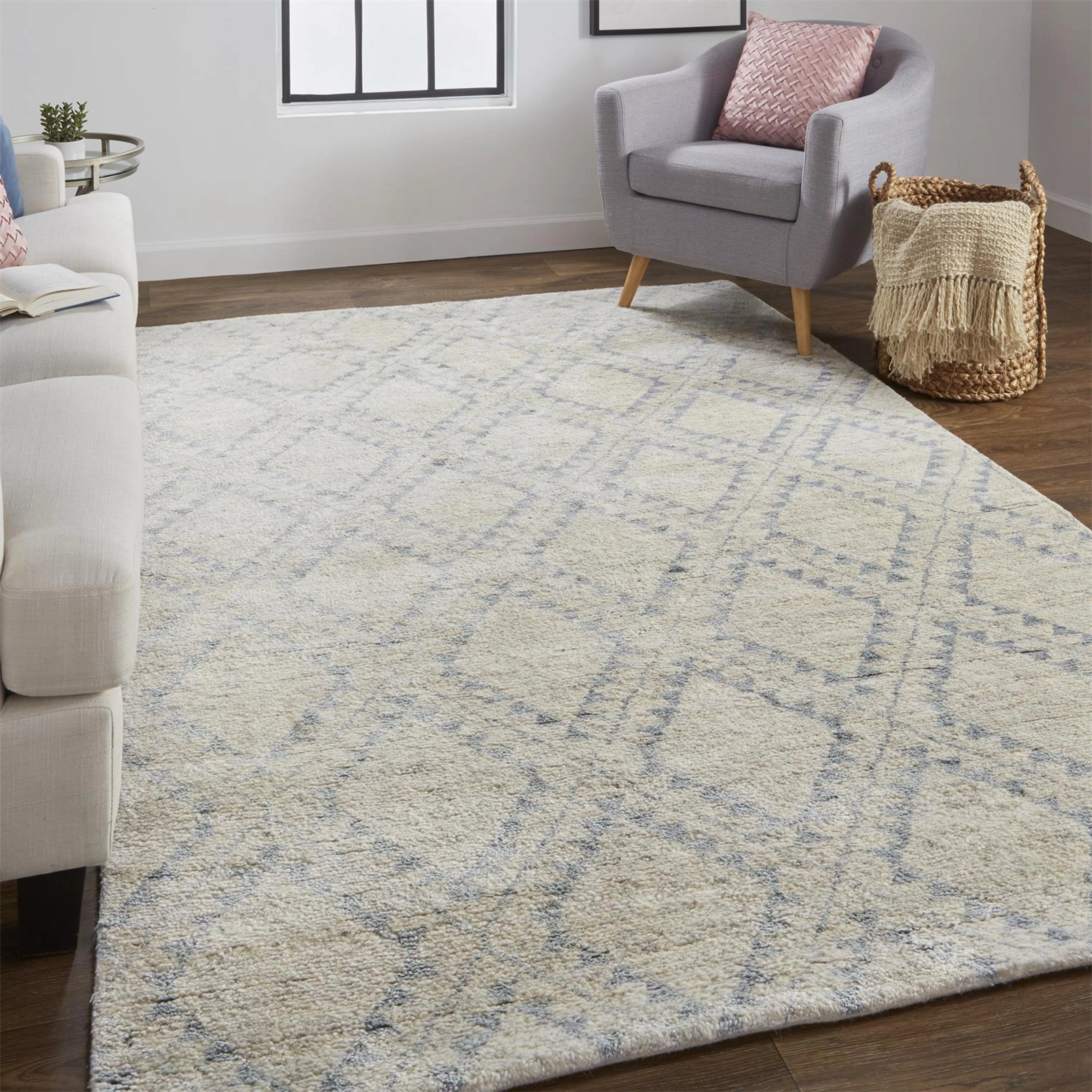 Abytha Transitional Diamond Rug - 6458F