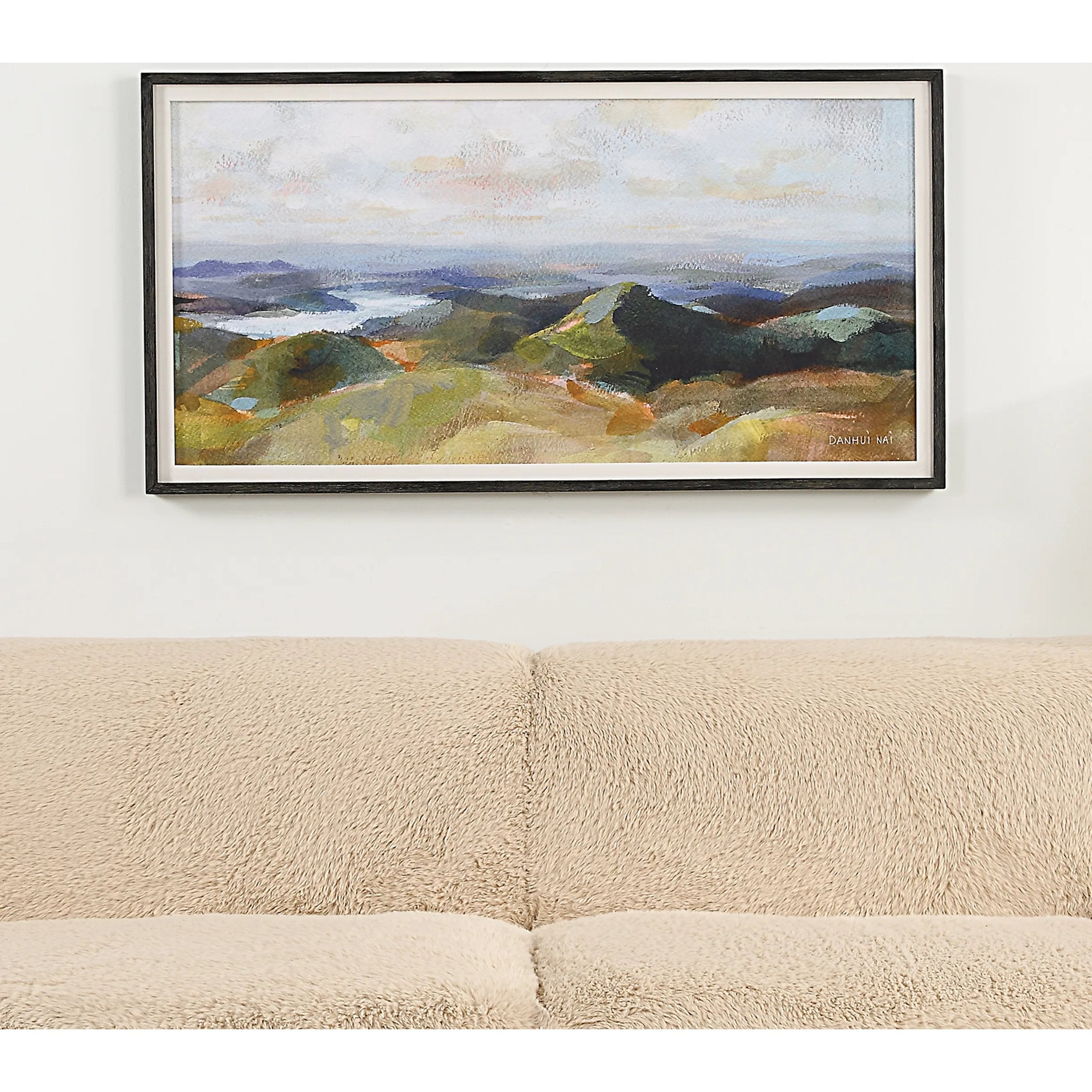 Above the Lakes Framed Landscape Print