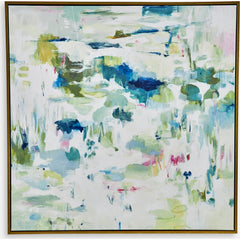 Abstract Reflections Framed Canvas