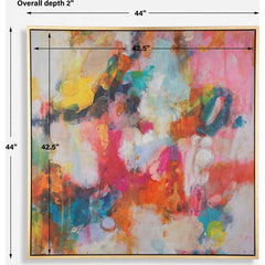 A Colorful Mindset Framed Abstract Art