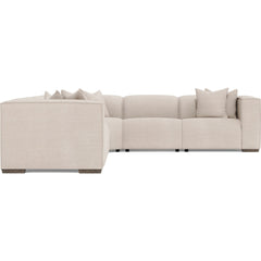 6 Piece Bliss Fabric Power Motion Sectional