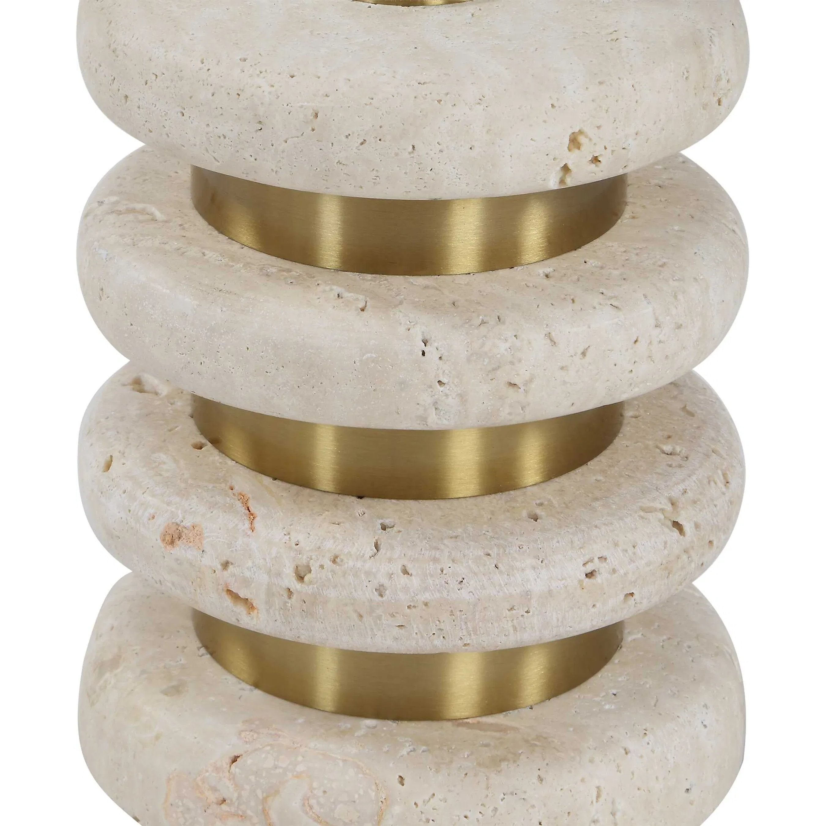 Adames Travertine Drink Table