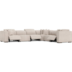 6 Piece Bliss Fabric Power Motion Sectional