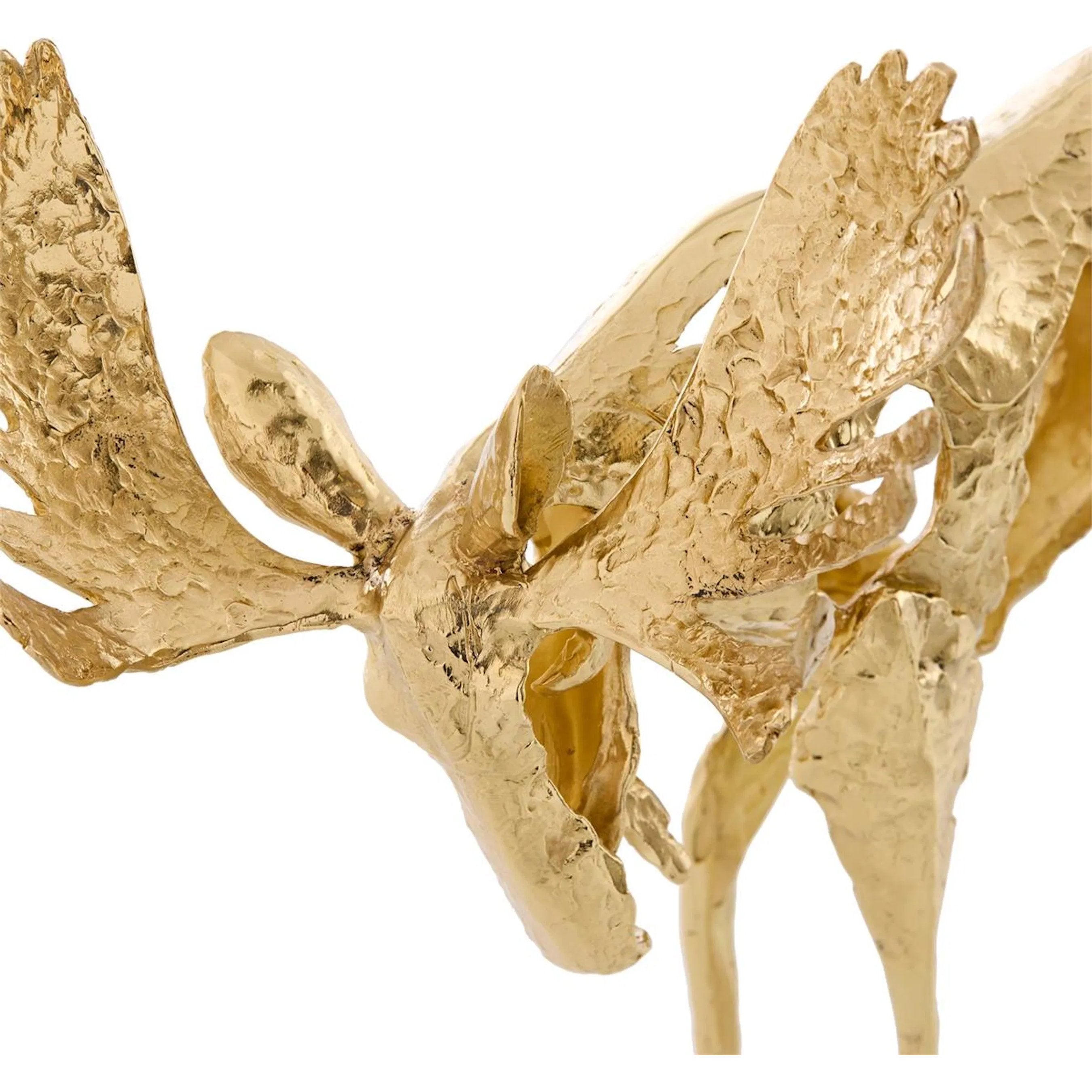 Abstract Moose Sculpture on Selenite I