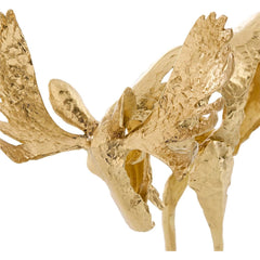 Abstract Moose Sculpture on Selenite I