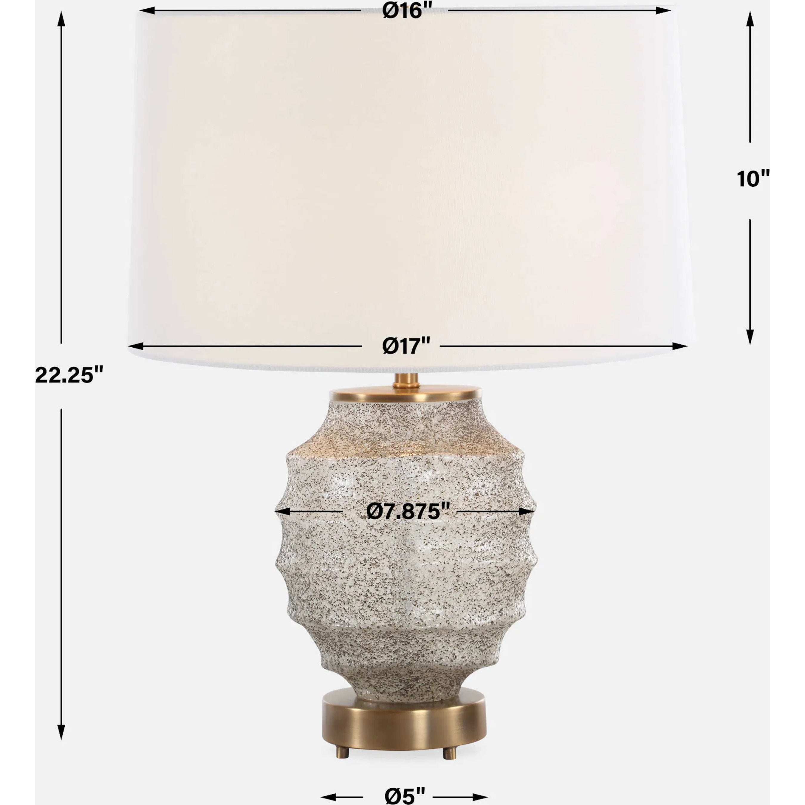 Acosta Ribbed Table Lamp
