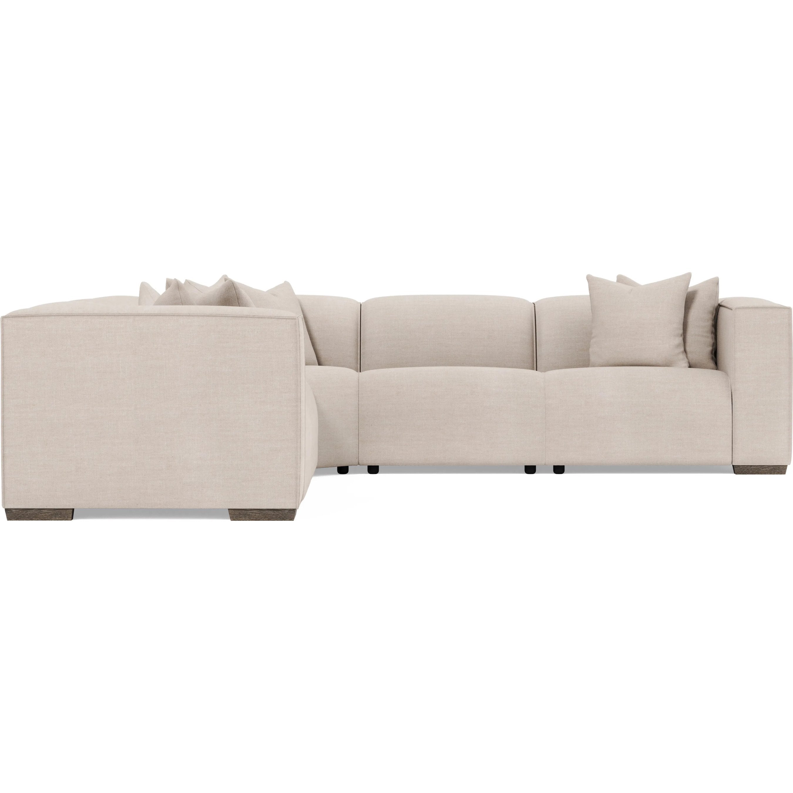 5 Piece Bliss Fabric Power Motion Sectional