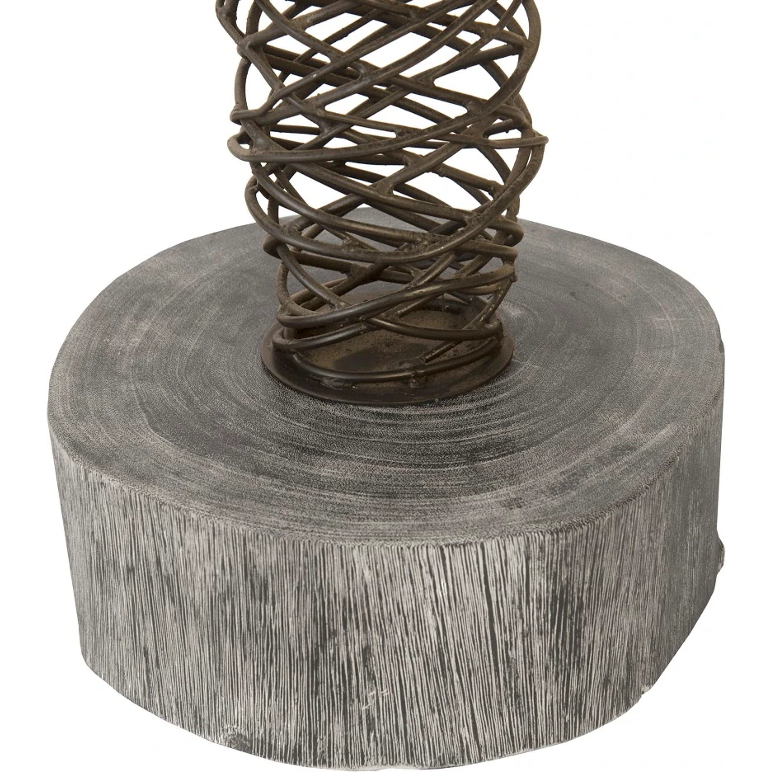 Abstract Wire Man Floor Sculpture