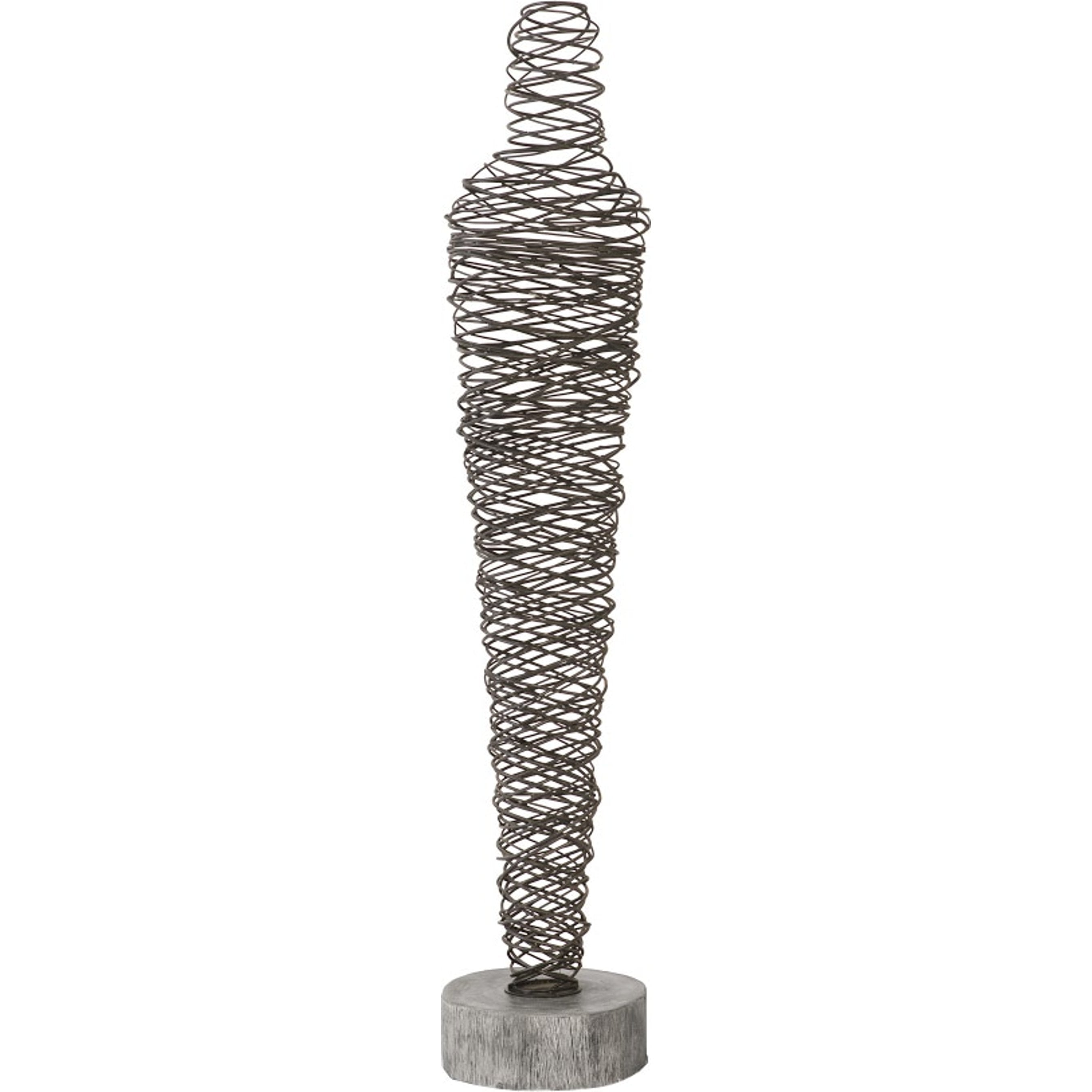 Abstract Wire Man Floor Sculpture