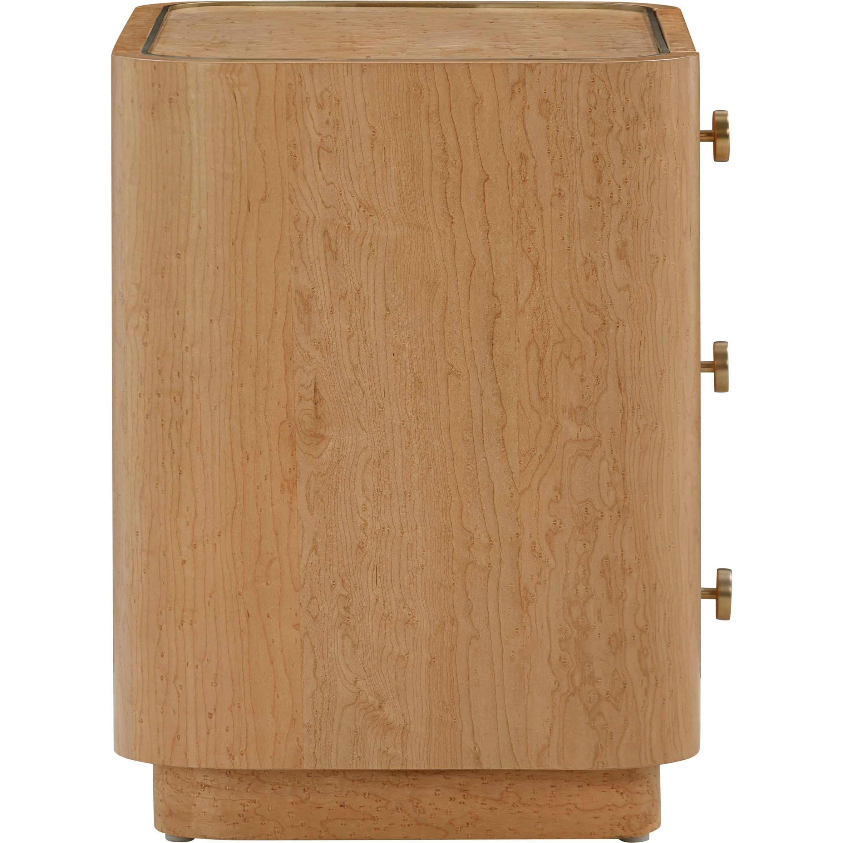 Abigail Natural Acacia Nightstand