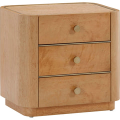 Abigail Natural Acacia Nightstand