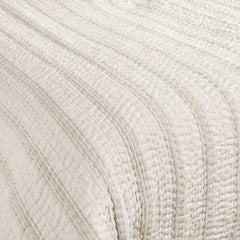Abraham Cotton Linen Eggshell Beige Quilt