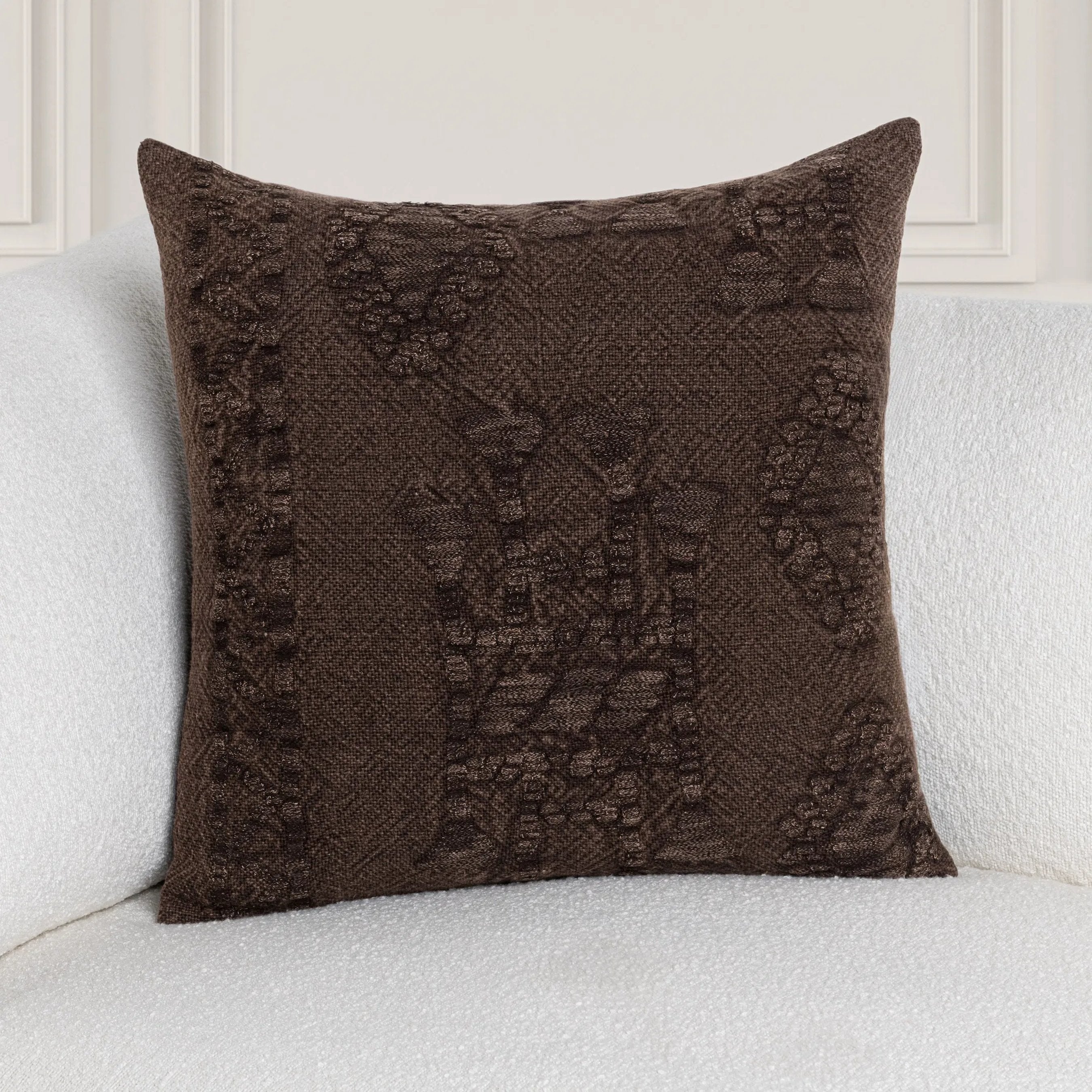 Abbey Linen Blend Throw Pillow
