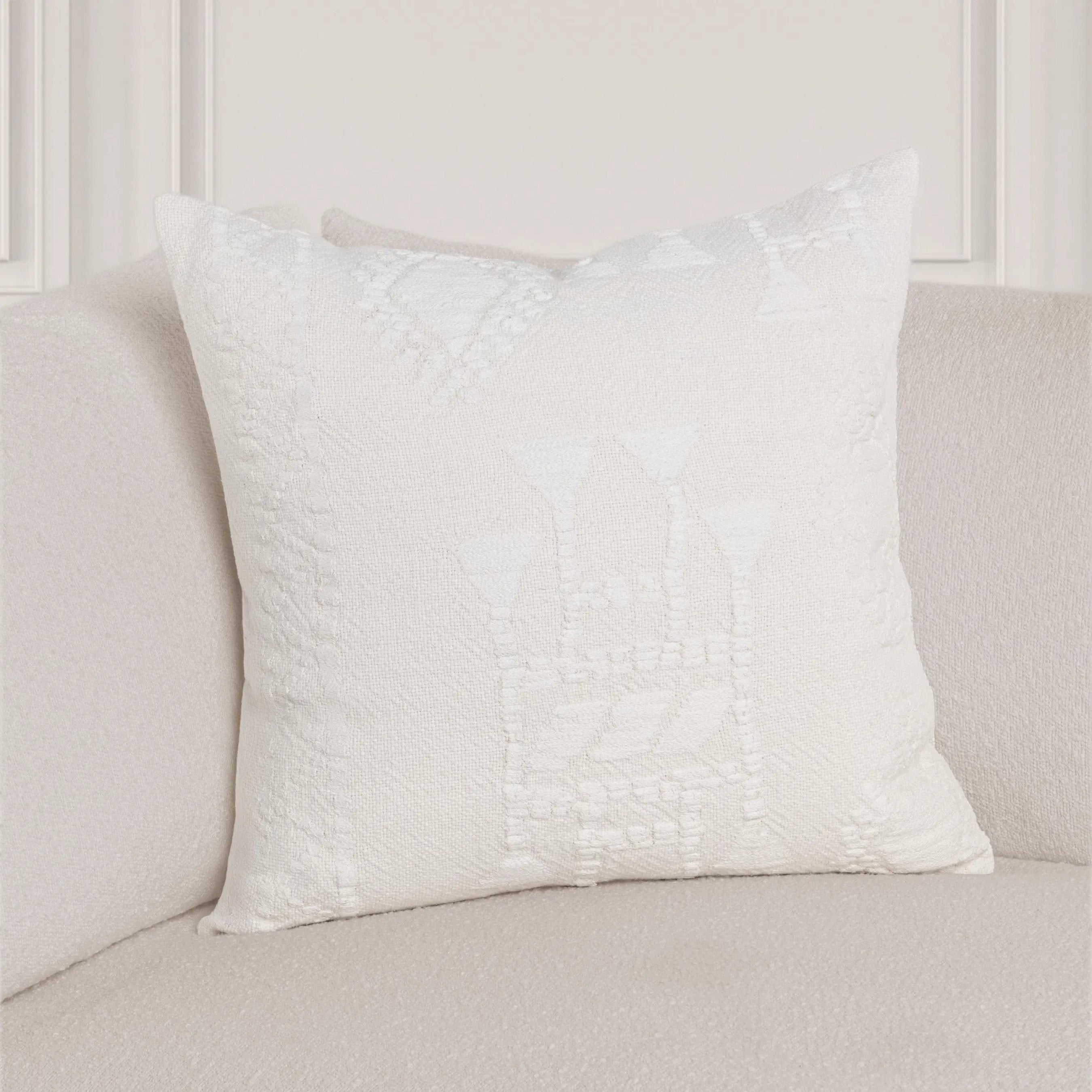 Abbey Linen Blend Throw Pillow