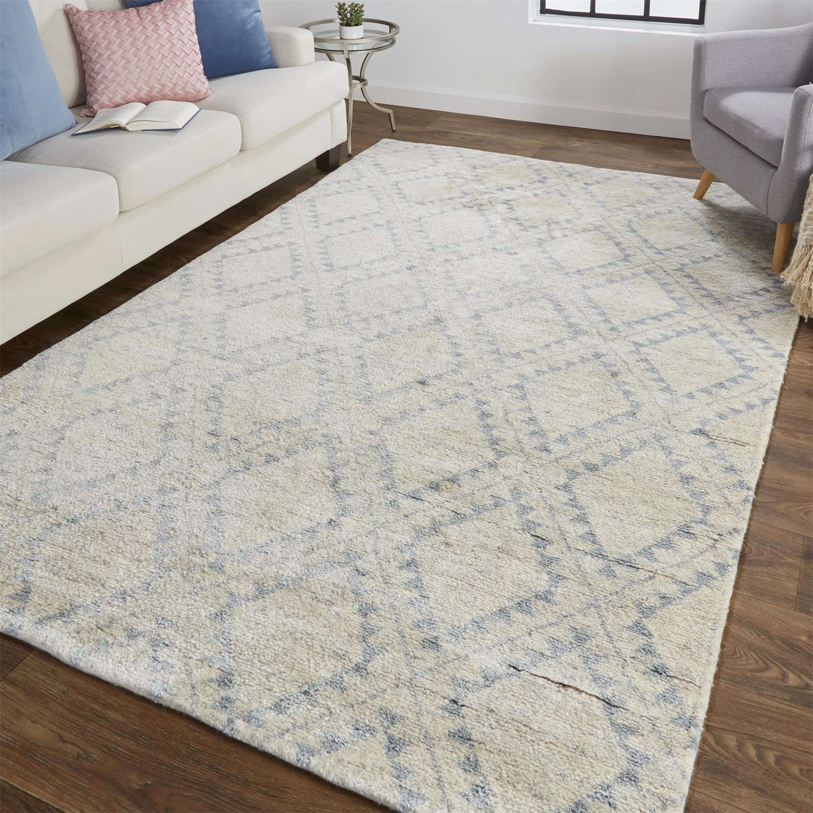 Abytha Transitional Diamond Rug - 6458F