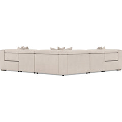 5 Piece Bliss Fabric Power Motion Sectional